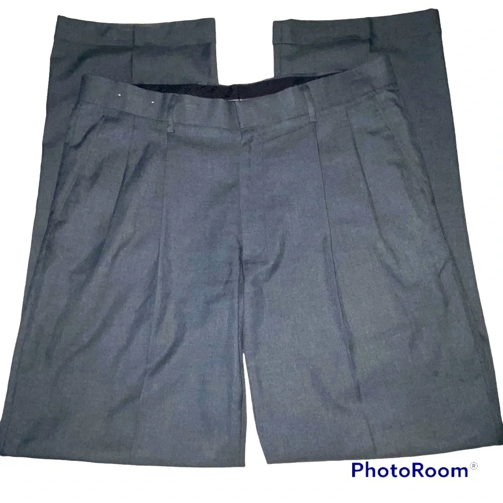 Merona Pleated Front Gray Dress Pants 36x34